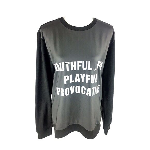 69 Slam Tops - 69 Slam Boys/Womens Crewneck Sweatshirt L Large‎ Black Long Sleeve Pullover